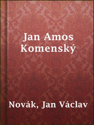 cover image of Jan Amos Komenský